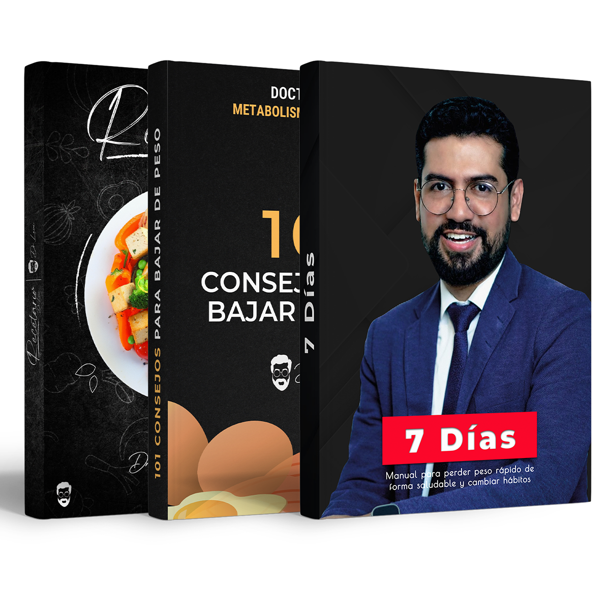 7 Días + Recetario + 101 Consejos para perder peso